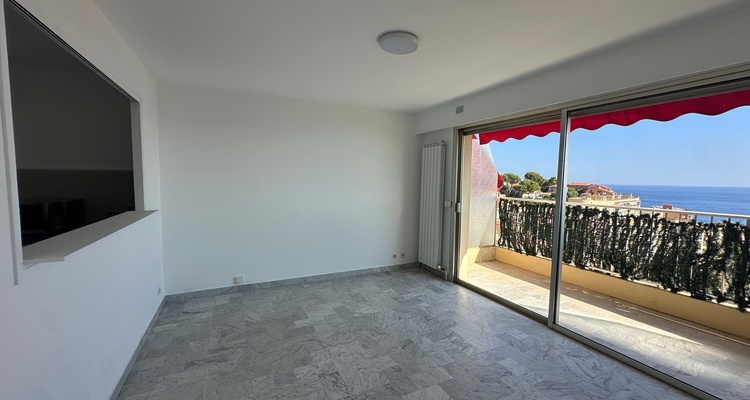 CAP D'AIL FOR RENT: STUDIO - TERRACE WITH SEA VIEW