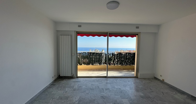 CAP D'AIL FOR RENT: STUDIO - TERRACE WITH SEA VIEW