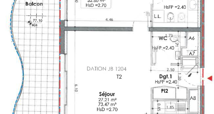 RESIDENCE HEMERA : 2PIECES - NEUF - VUE MER - PARKING