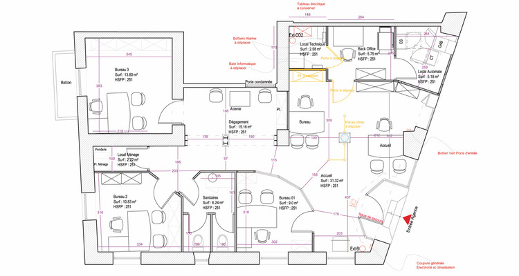 VILLA SAID : DROIT AU BAIL - CARRE D'OR - GRAND LOCAL
