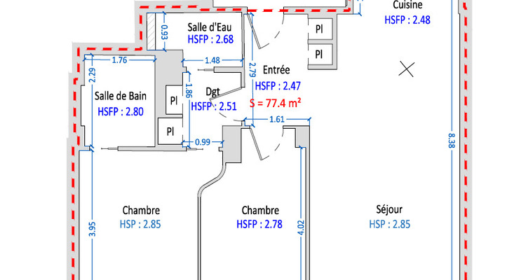 TROCADERO : 3 ROOMS - SEA VIEW