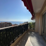 CAP D'AIL FOR RENT: STUDIO - TERRACE WITH SEA VIEW